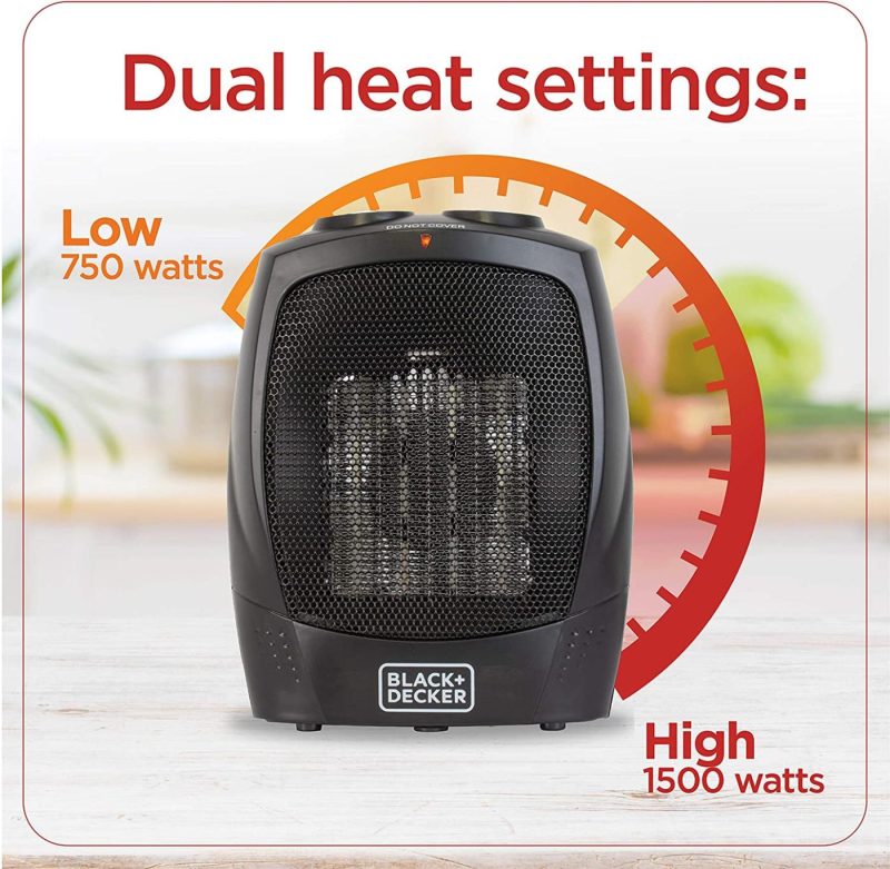 Heating, Cooling & Air Quality |  Black+Decker Bhdc201 Personal Ceramic Heater Heating, Cooling & Air Quality BLACK+DECKER