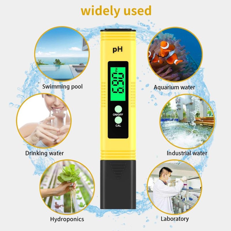 Home Brewing & Wine Making |  Digital Ph Meter,Backlight Ph Meter 0.01 High Precision Water Quality Tester, Ph Range Is 0-14, Suitable For Drinking Water Swimming Pool And Aquarium Ph Tester Design, With Atc Home Brewing & Wine Making Basnge