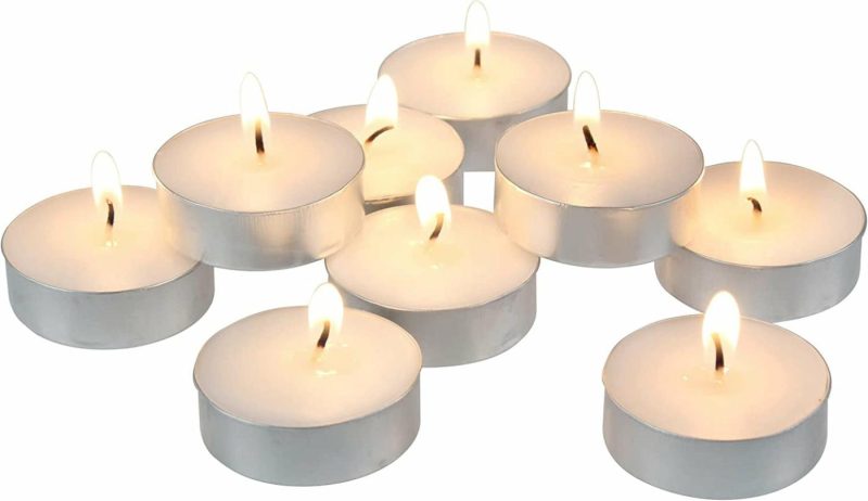 Home Décor |  4 Hour Citronella Tea Light Candles, Tin Cup, 20 Count Home Décor CKK Home Décor