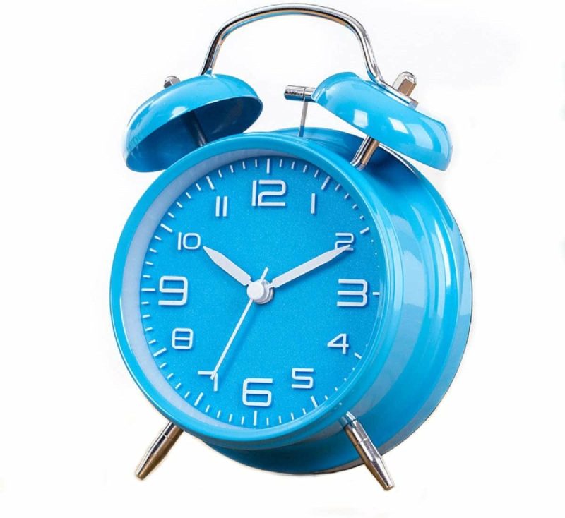 Home Décor |  4 Inches Twin Bell Alarm Clock Home Décor black