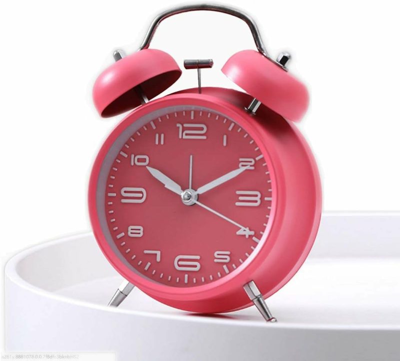 Home Décor |  4 Inches Twin Bell Alarm Clock Home Décor black