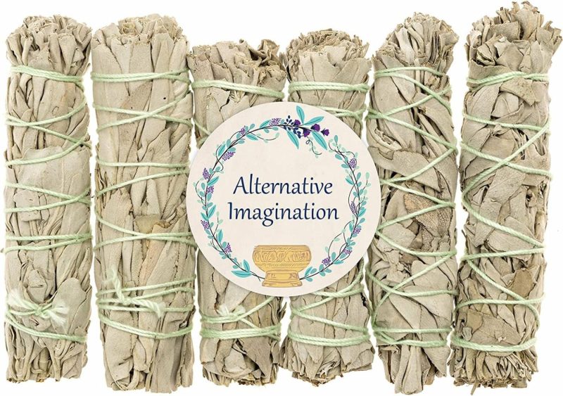 Home Décor |  Alternative Imagination White Sage Bundles For Smudging, 3 Pk Of 4" Bundles Home Décor Alternative Imagination