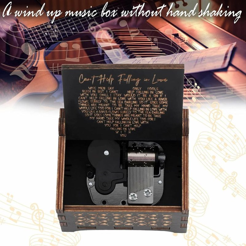 Home Décor |  Can’T Help Falling In Love Music Box Home Décor BAOSIWA