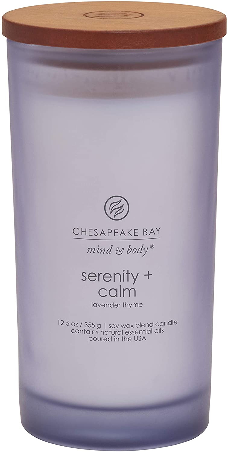 Home Décor |  Chesapeake Bay Candle Scented Candle, Serenity + Calm (Lavender Thyme), Large, 12 Ounce Home Décor Chesapeake Bay Candle