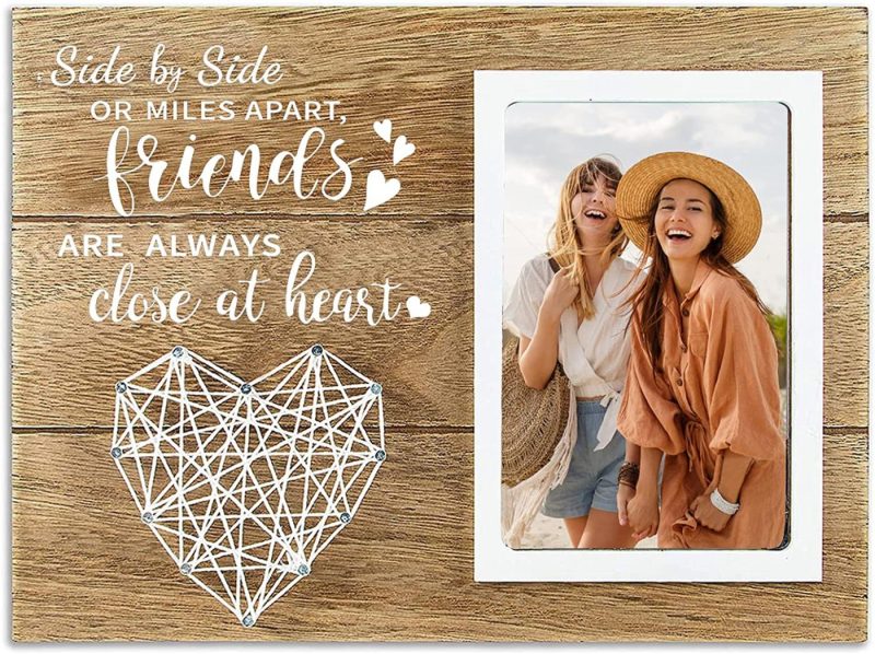 Home Décor |  Cocomong Best Friend Picture Frame, Friend Gifts For, Gifts For Best Friend, Long Distance Friendship Gifts, Bestfriend Gifts 4X6 Picture Frames Home Décor cocomong