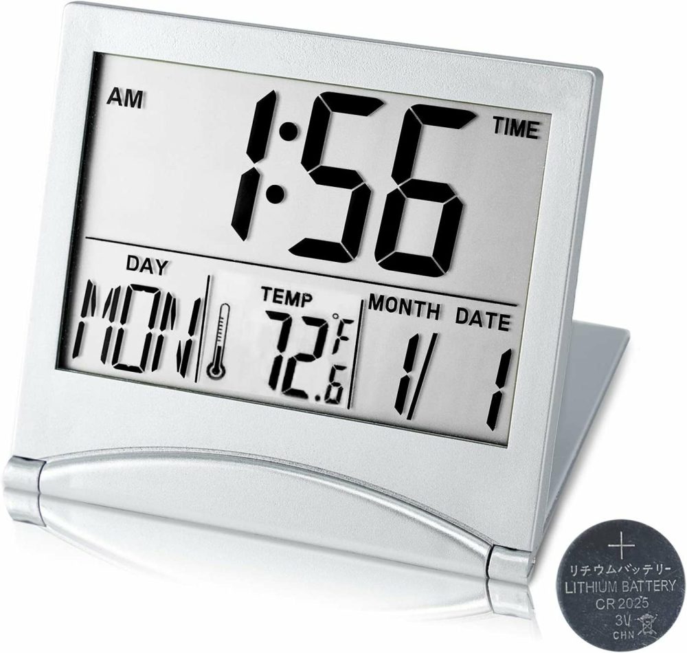 Home Décor |  Digital Travel Alarm Clock Battery Operated Home Décor Home Décor