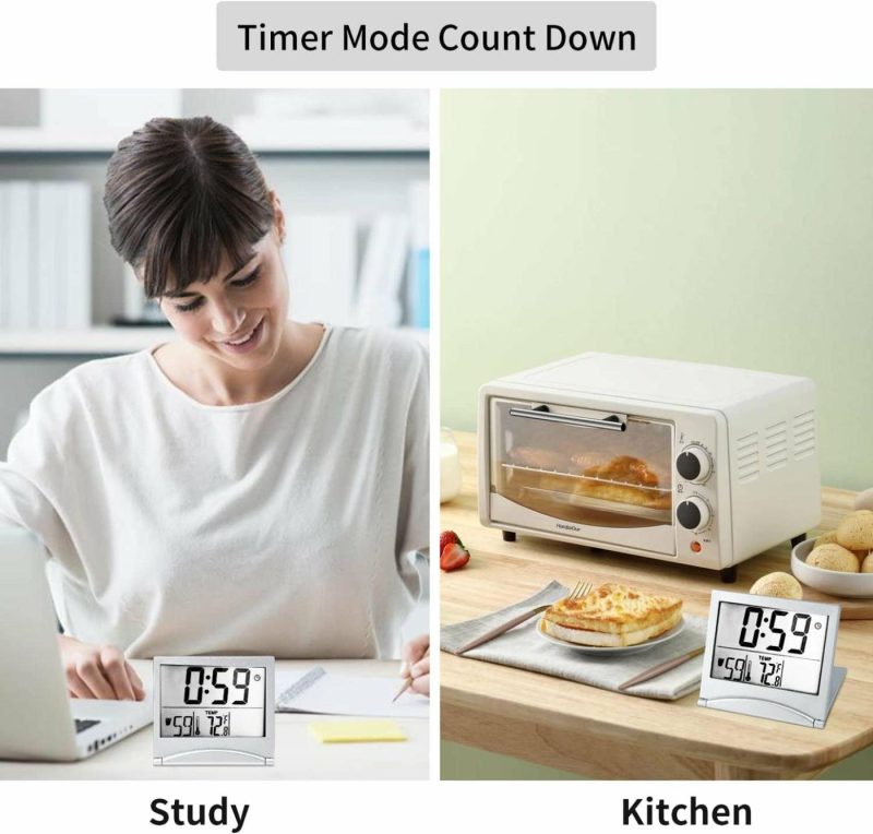 Home Décor |  Digital Travel Alarm Clock Battery Operated Home Décor Home Décor