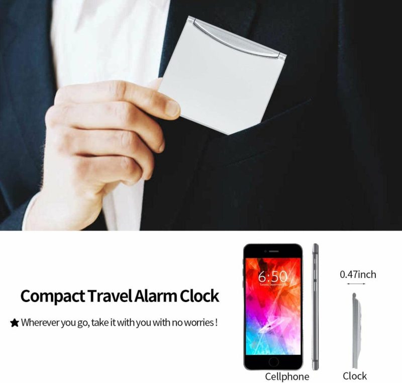 Home Décor |  Digital Travel Alarm Clock Battery Operated Home Décor Home Décor