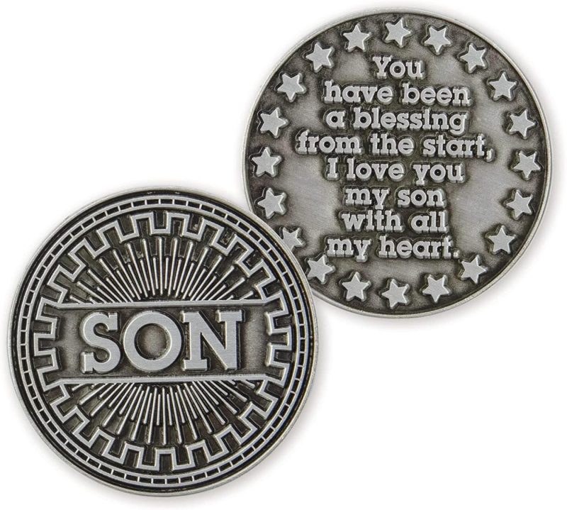 Home Décor |  I Love You Mom Love Expression Coin, Pocket Keepsake Gifts Of Appreciation For Mothers Day, Birthday & Special Occasion Distance Gifts, Tokens Of Appreciation For Family Home Décor BEST DAD EVER