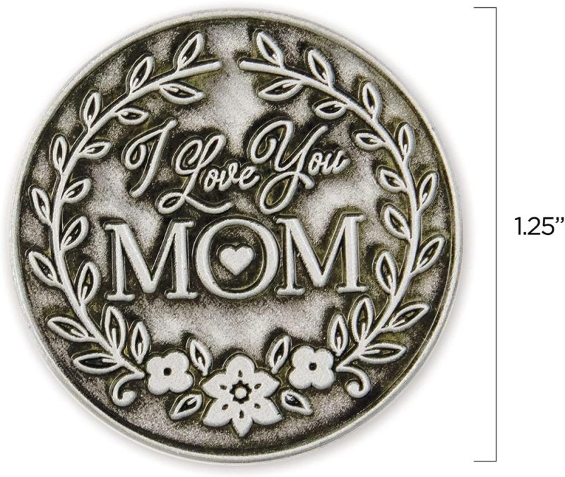 Home Décor |  I Love You Mom Love Expression Coin, Pocket Keepsake Gifts Of Appreciation For Mothers Day, Birthday & Special Occasion Distance Gifts, Tokens Of Appreciation For Family Home Décor BEST DAD EVER