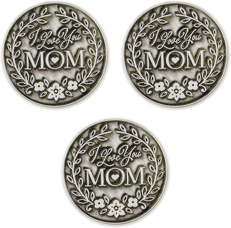 Home Décor |  I Love You Mom Love Expression Coin, Pocket Keepsake Gifts Of Appreciation For Mothers Day, Birthday & Special Occasion Distance Gifts, Tokens Of Appreciation For Family Home Décor BEST DAD EVER