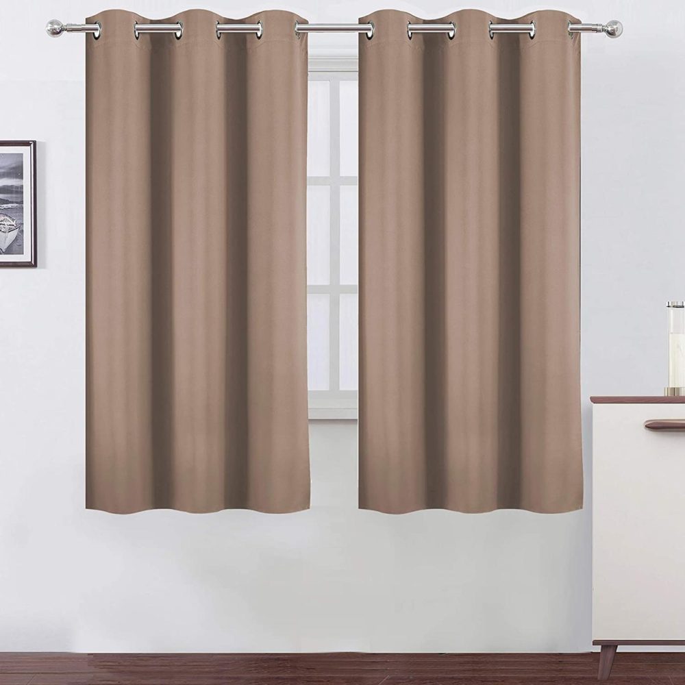 Home Décor |  Lemomo Cappuccino Thermal Blackout Curtains/38 X 63 Inch/Set Of 2 Panels Room Darkening Curtains For Bedroom Home Décor Cappuccino