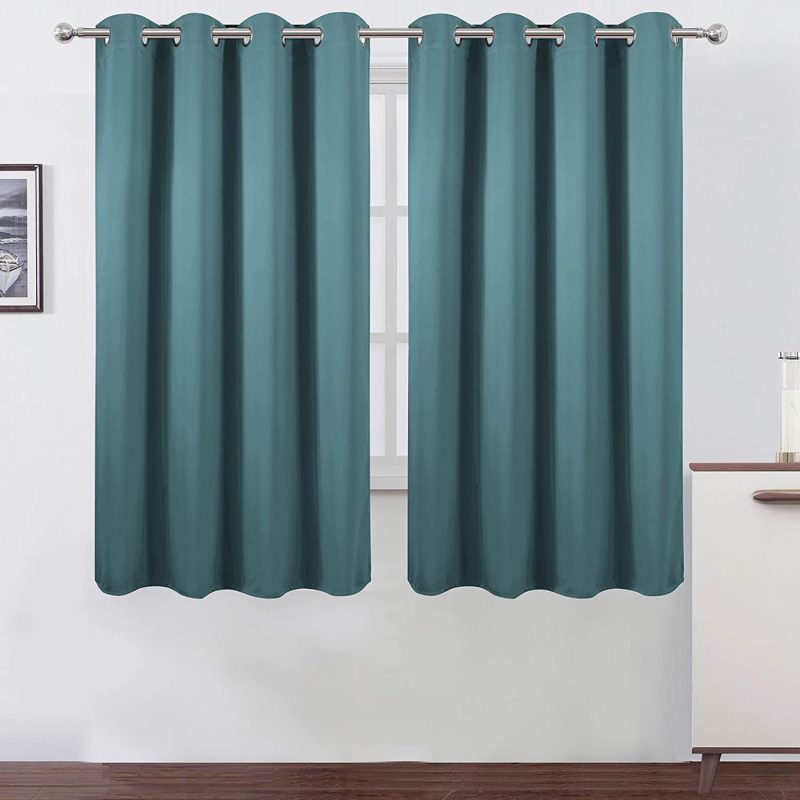 Home Décor |  Lemomo Sea Teal Thermal Blackout Curtains/52 X 72 Inch/Set Of 2 Panels Room Darkening Curtains Home Décor Home Décor