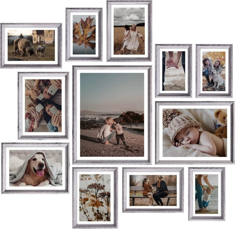 Home Décor |  Picture Frames Set Wall Decor – 12 Pcs Photo Frames Collage For Wall Or Tabletop Including 4X6 5X7 6X8 8X10 11X14 Inch Home Décor Home Décor