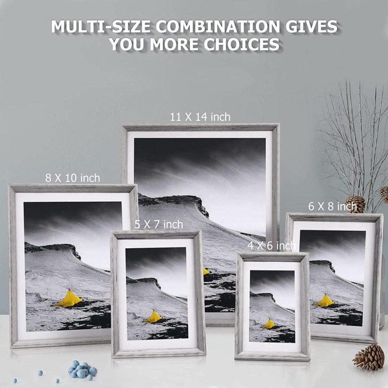 Home Décor |  Picture Frames Set Wall Decor – 12 Pcs Photo Frames Collage For Wall Or Tabletop Including 4X6 5X7 6X8 8X10 11X14 Inch Home Décor Home Décor