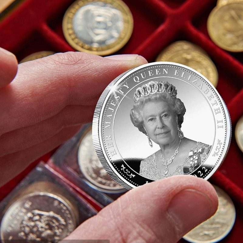 Home Décor |  Queen Elizabeth Ii Commemorative Coins Home Décor Home Décor