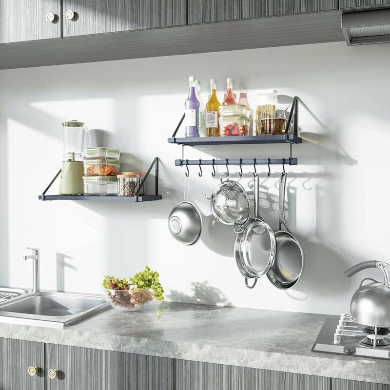 Home Décor |  Set Of 2 Floating Shelves Wall Mounted Home Décor Home Décor