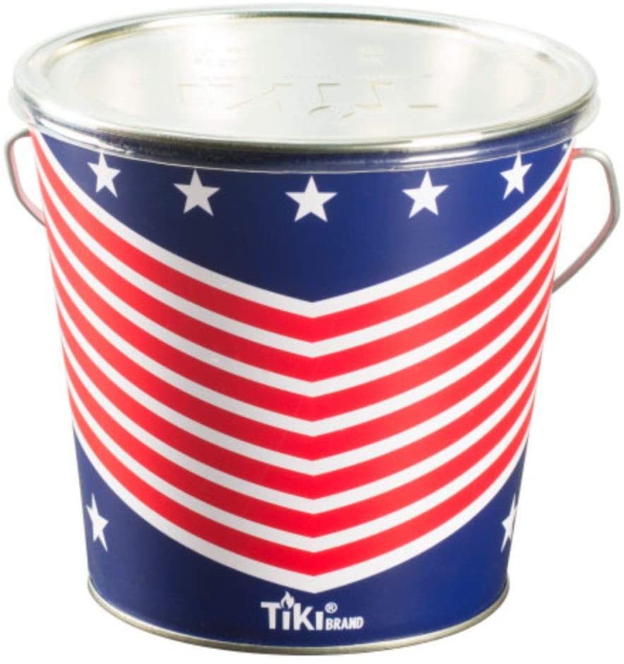 Home Décor |  Tiki Brand Bitefighter 17 Ounce Citronella Wax Candle Metal Bucket Home Décor Home Décor