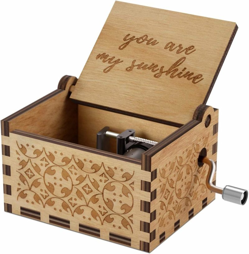 Home Décor |  You Are My Sunshine Wood Music Box Home Décor Colorful