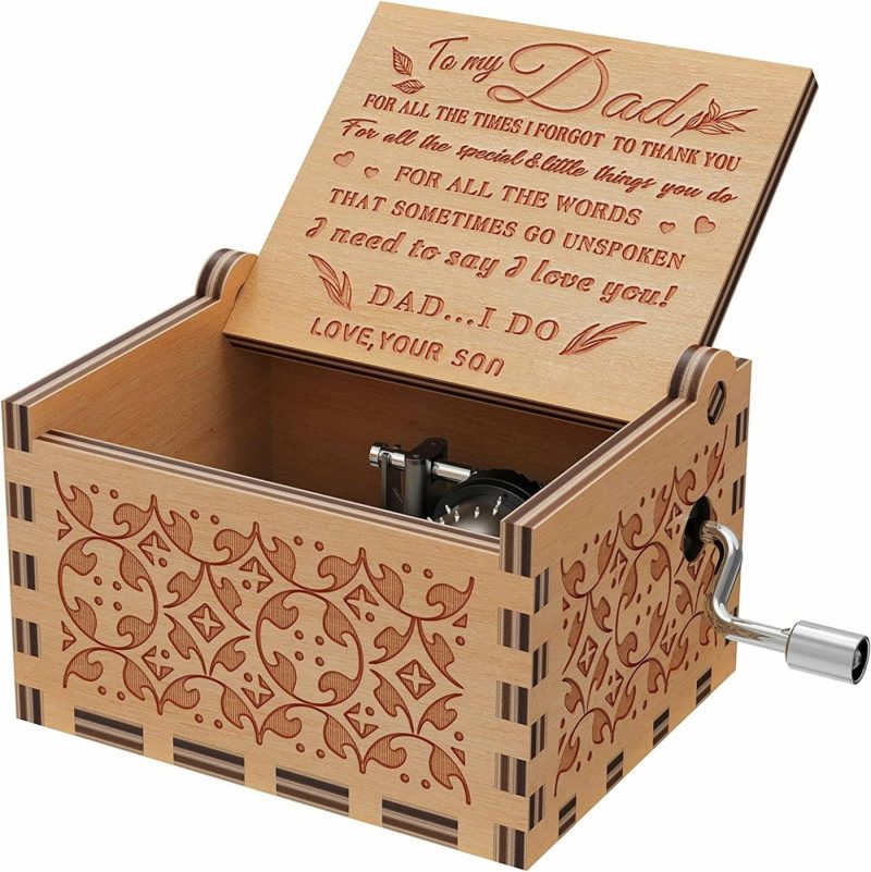 Home Décor |  You Are My Sunshine Wood Music Box Home Décor Colorful