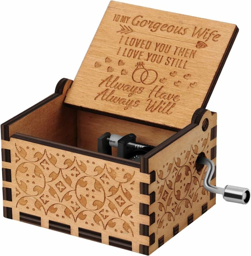 Home Décor |  You Are My Sunshine Wood Music Box Home Décor Colorful