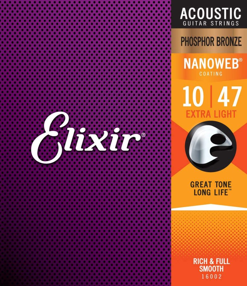 Instrument Accessories |  Elixir Strings Phosphor Bronze Acoustic Guitar Strings W Nanoweb Coating Musical Instruments Bass Guitars