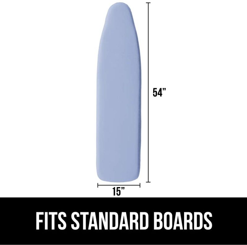 Irons & Steamers |  Gorilla Grip Reflective Silicone Ironing Board Cover, Resist Scorching And Staining, 15X54, Hook And Loop Fastener Straps, Pads Fit Large And Standard Boards, Elastic Edge, Thick Padding, Gray Floral Home Decor & Cleaning Gray Floral