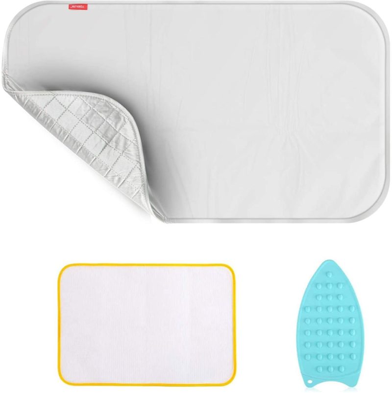 Irons & Steamers |  Ironing Blanket Ironing Mat,Second Generation Upgraded Thick Portable Travel Ironing Pad,Isolate Heat Pad Cover For Washer,Dryer,Table Top,Countertop,Ironing Board For Small Space-19 X 33 Inch Home Decor & Cleaning Irons & Steamers