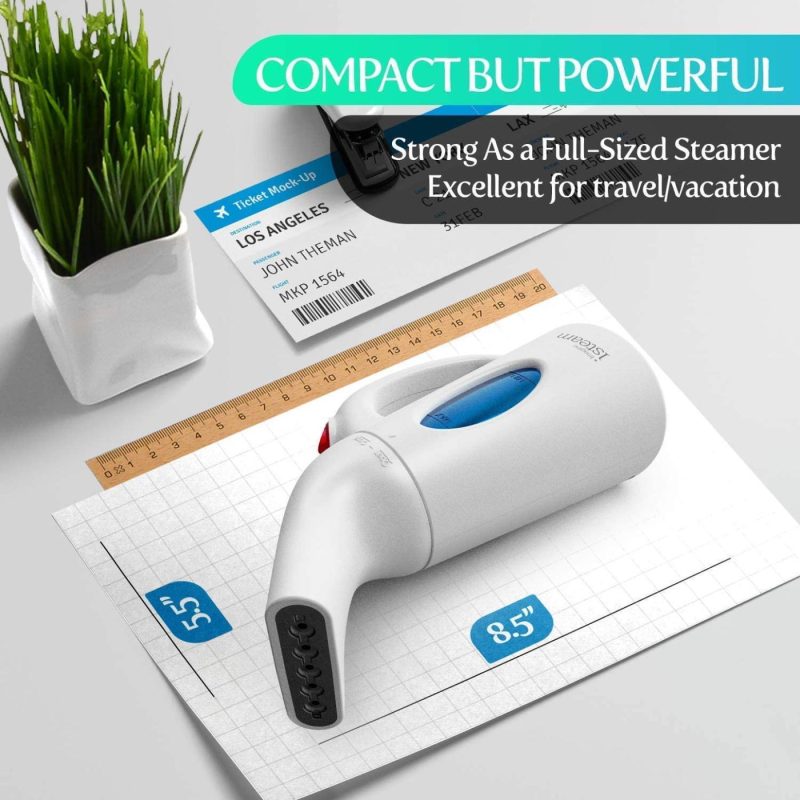 Irons & Steamers |  Isteam Steamer For Clothes [Home Steam Cleaner] Powerful Travel Steamer 7-In-1. Handheld Garment Steamer, Wrinkle Remover. Portable Fabric Steam Iron. Clothing Accessory For Usa 110-120V [H106] Home Decor & Cleaning Irons & Steamers