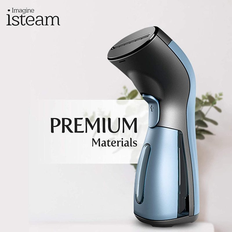 Irons & Steamers |  Isteam Steamer For Clothes [New Technology] Powerful Dry Steam. Multi-Task: Fabric Wrinkle Remover- Clean- Refresh. Handheld Clothing Accessory. For All Kind Of Garments. Home/Travel (Blue) Home Decor & Cleaning Blue