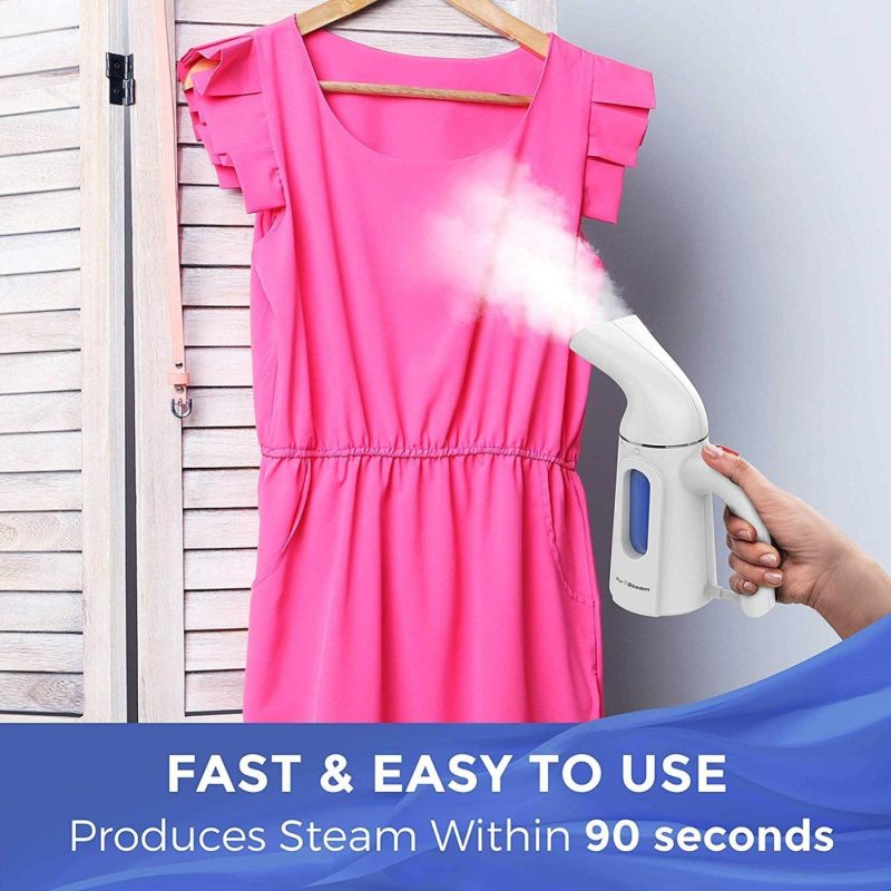 Irons & Steamers |  Pursteam Handheld Steamer For Clothes – Portable Garment Wrinkle Remover For Travel And Home Use – Fast Heating With Auto Shut Off And Leak Proof Design [Upgraded Version] Home Decor & Cleaning Irons & Steamers