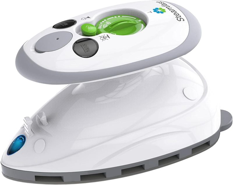 Irons & Steamers |  Steamfast Sf-717 Mini Steam Iron With Dual Voltage, Travel Bag, Non-Stick Soleplate, Anti-Slip Handle, Rapid Heating, 420W Power, White Home Decor & Cleaning Irons & Steamers