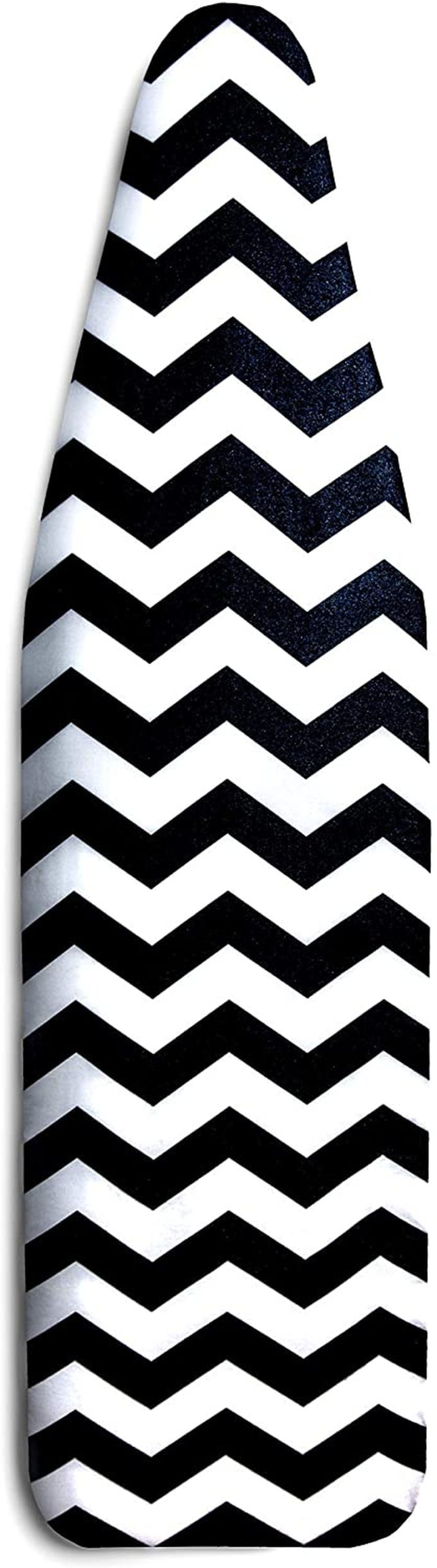 Irons & Steamers |  Epica Silicone Coated Ironing Board Cover- Resists Scorching And Staining – 15" X54 (Chevron: Black And White) Home Decor & Cleaning Chevron: Black & White