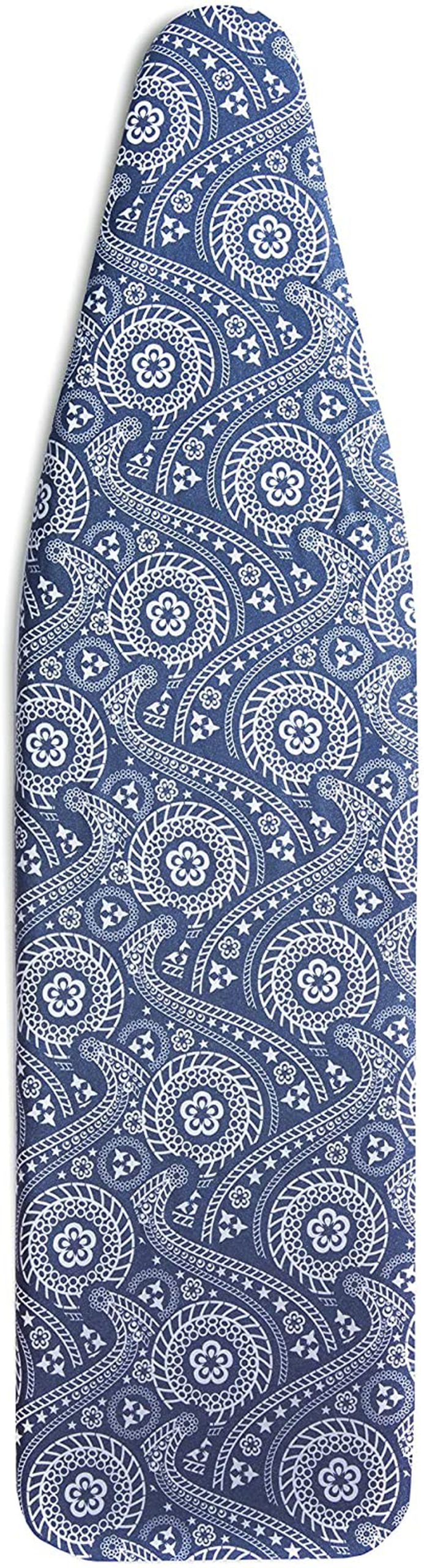 Irons & Steamers |  Epica Silicone Coated Ironing Board Cover- Resists Scorching And Staining – 15" X54 (Navy Paisley) Home Decor & Cleaning EPICA