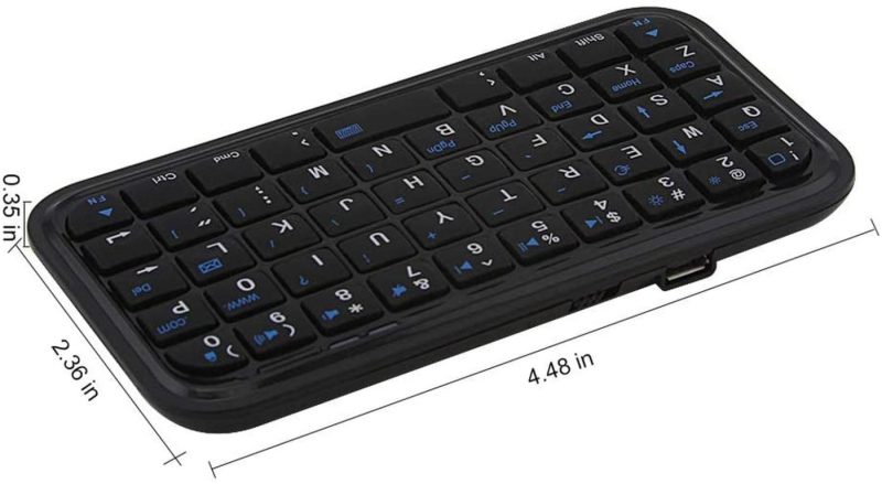 Keyboards |  Bluetooth 3.0 Keyboard,Rechargeable Mini Slim Travel Size Wireless Pocket Keypad Small Portable 49 Keys Keyboard For Pc Notebook Tablets Smartphones Keyboards FLY WAY