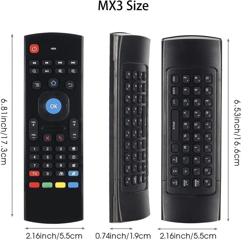 Keyboards |  Mx3 Air Mouse Mini Keyboard Wireless Remote, 2.4G Multifunctional Fly Mouse With Infrared Learning For Android Smart Tv Box, 3-Gyro And 3-Gsensor, Projector Htpc Mini Pc, Ps3/4 Xbox 360 Keyboards CHUNGHOP