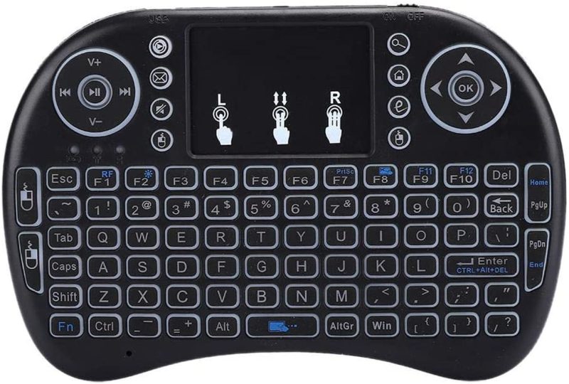 Keyboards |  Wireless Bluetooth Tricolor Backlight Keyboard, English Keyboard Ergonomic Design Usb Keypad Hand-Held Mini Qwerty 92-Key Keyboard Silent Keyboard Support Multimedia/Pc Game Control Keys Keyboards fosa1