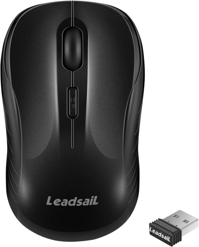 Keyboards |  Wireless Mouse Silent 2.4G Usb Computer Mouse Compact Optical Cordless Mouse Mini Quiet Wireless Mice, Noiseless, 4 Buttons, 3 Adjustable Dpi Mobile Mouse For Pc/Laptop/ Windows/Mac/Linux Keyboards black