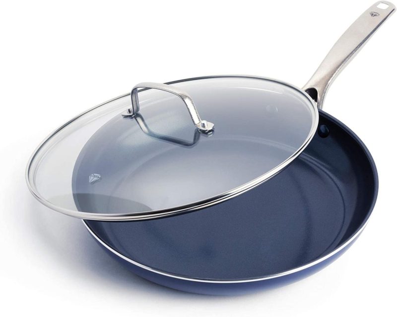 Kitchen & Dining |  Blue Diamond Cookware Pan, Frying Lid, 12" Cookware Blue Diamond Cookware