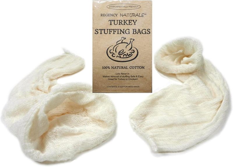 Kitchen & Dining |  Regency Wraps Natural Turkey Stuffing Bags, 100% Cotton, 2 Count, 18" Home Decor & Cleaning Kitchen & Dining