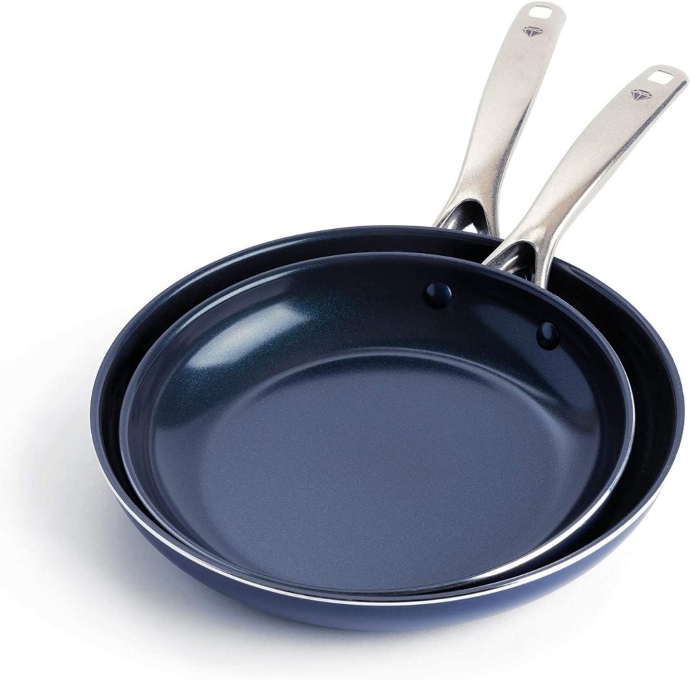 Kitchen & Dining |  Blue Diamond Cookware Pan 9.5”& 11”, Frying Set, 11" Cookware Blue Diamond Cookware