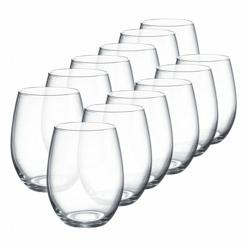 Kitchen & Dining |  15 Oz. Cachet Clear Stemless Wine Glass 12 Piece Set Dining & Entertaining Arc Americas