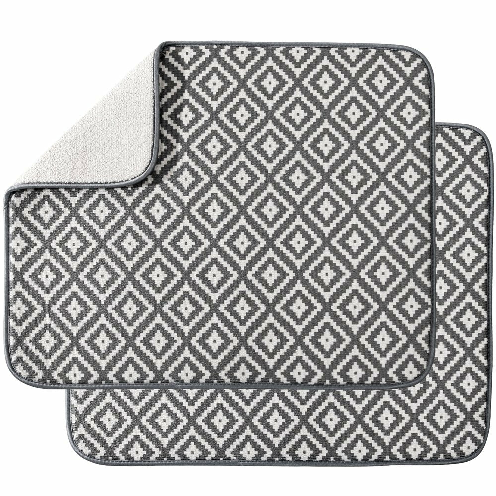 Kitchen & Dining |  2 Pack, Absorbent Microfiber Dishes Drainer Mats 19.2 X 15.8 Inch Home Decor & Cleaning Kitchen & Dining