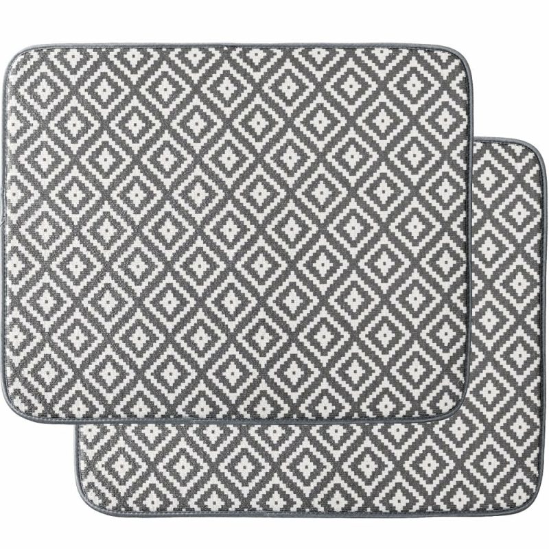 Kitchen & Dining |  2 Pack, Absorbent Microfiber Dishes Drainer Mats 19.2 X 15.8 Inch Home Decor & Cleaning Kitchen & Dining