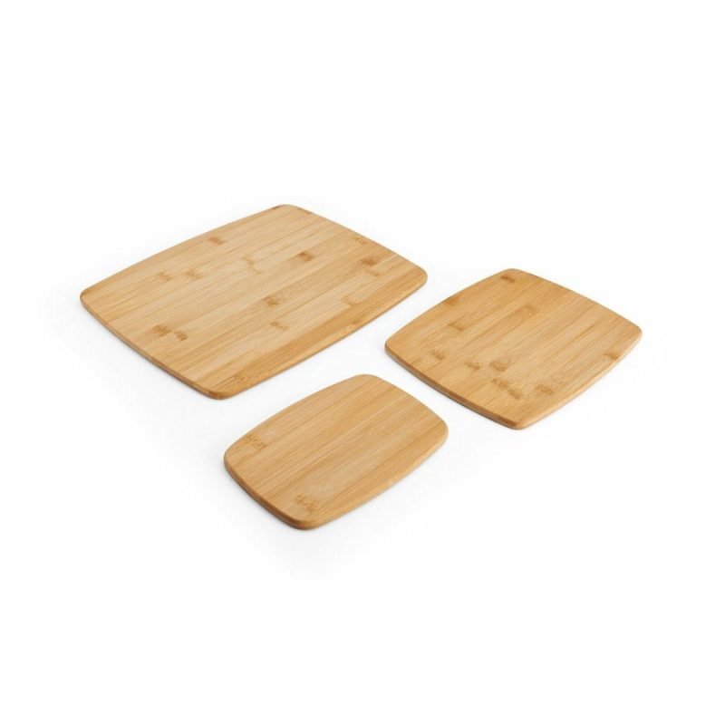 Kitchen & Dining |  3-Piece Kitchen Cutting Board Set, Reversible Chopping Boards For Meal Prep And Serving, Charcuterie Board Set, Wood Cutting Boards, Assorted Sizes, Bamboo Home Decor & Cleaning Kitchen & Dining