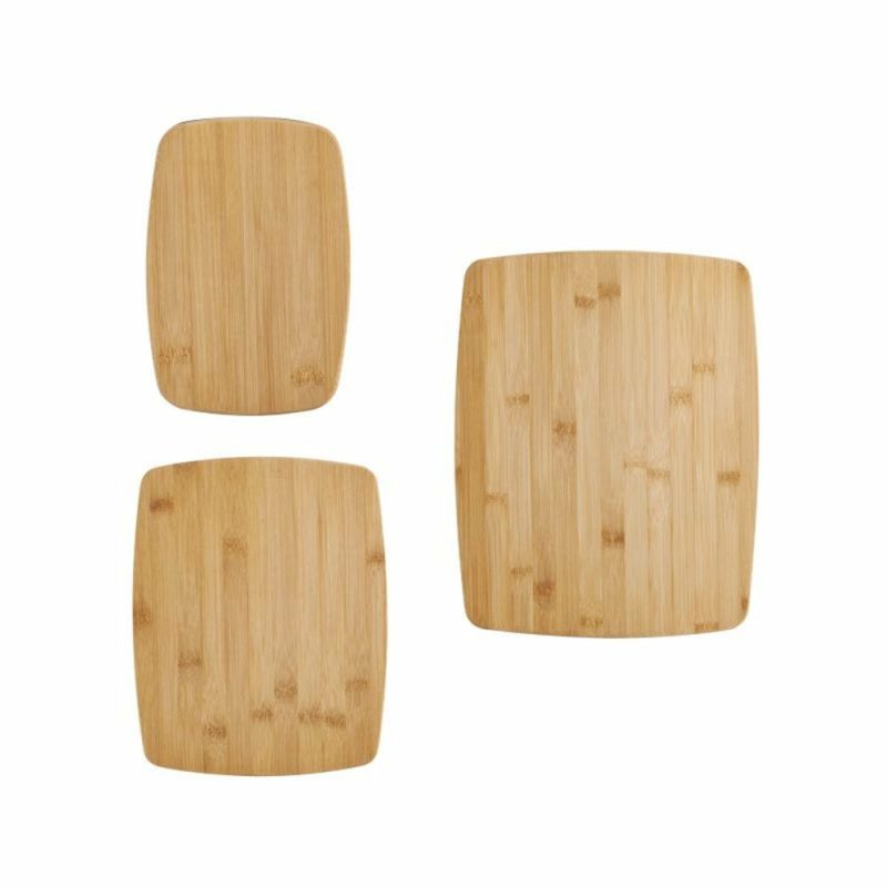 Kitchen & Dining |  3-Piece Kitchen Cutting Board Set, Reversible Chopping Boards For Meal Prep And Serving, Charcuterie Board Set, Wood Cutting Boards, Assorted Sizes, Bamboo Home Decor & Cleaning Kitchen & Dining