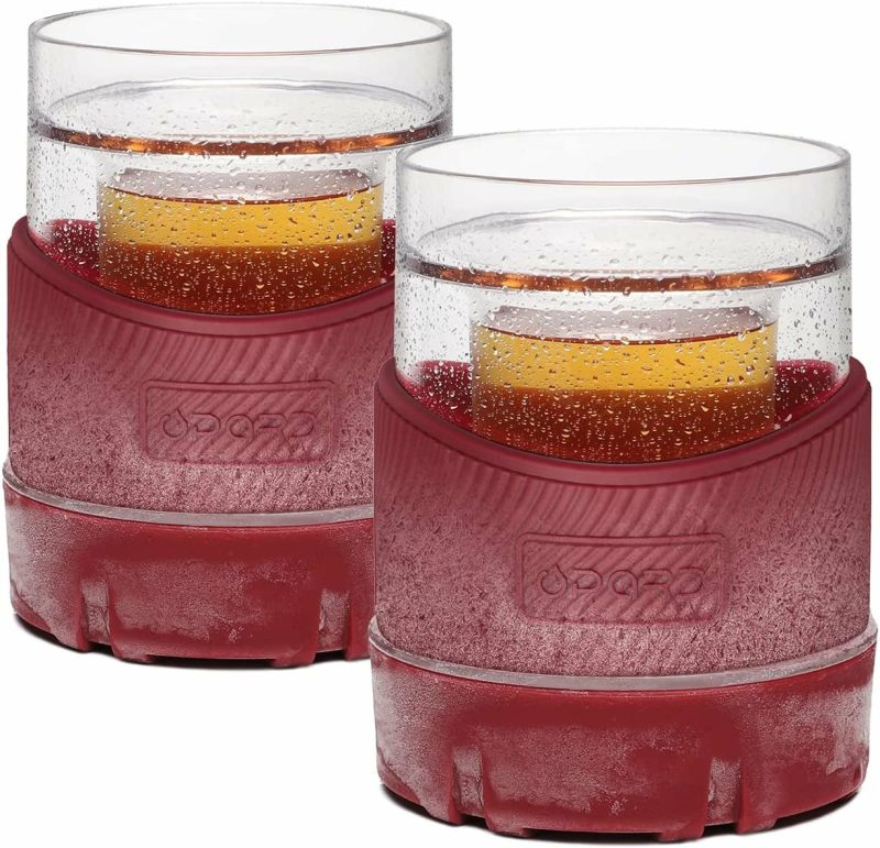 Kitchen & Dining |  5Oz Cooling Cups Double Wall Plastic Insulated Freezable Whiskey Glasses Drink Chilling Tumbler Set Of 2 For Whiskey, Wine, Cocktails, Juice Bar Tools & Drinkware Bar Tools & Drinkware