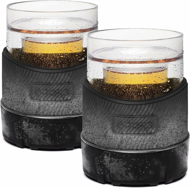 Kitchen & Dining |  5Oz Cooling Cups Double Wall Plastic Insulated Freezable Whiskey Glasses Drink Chilling Tumbler Set Of 2 For Whiskey, Wine, Cocktails, Juice Bar Tools & Drinkware Bar Tools & Drinkware