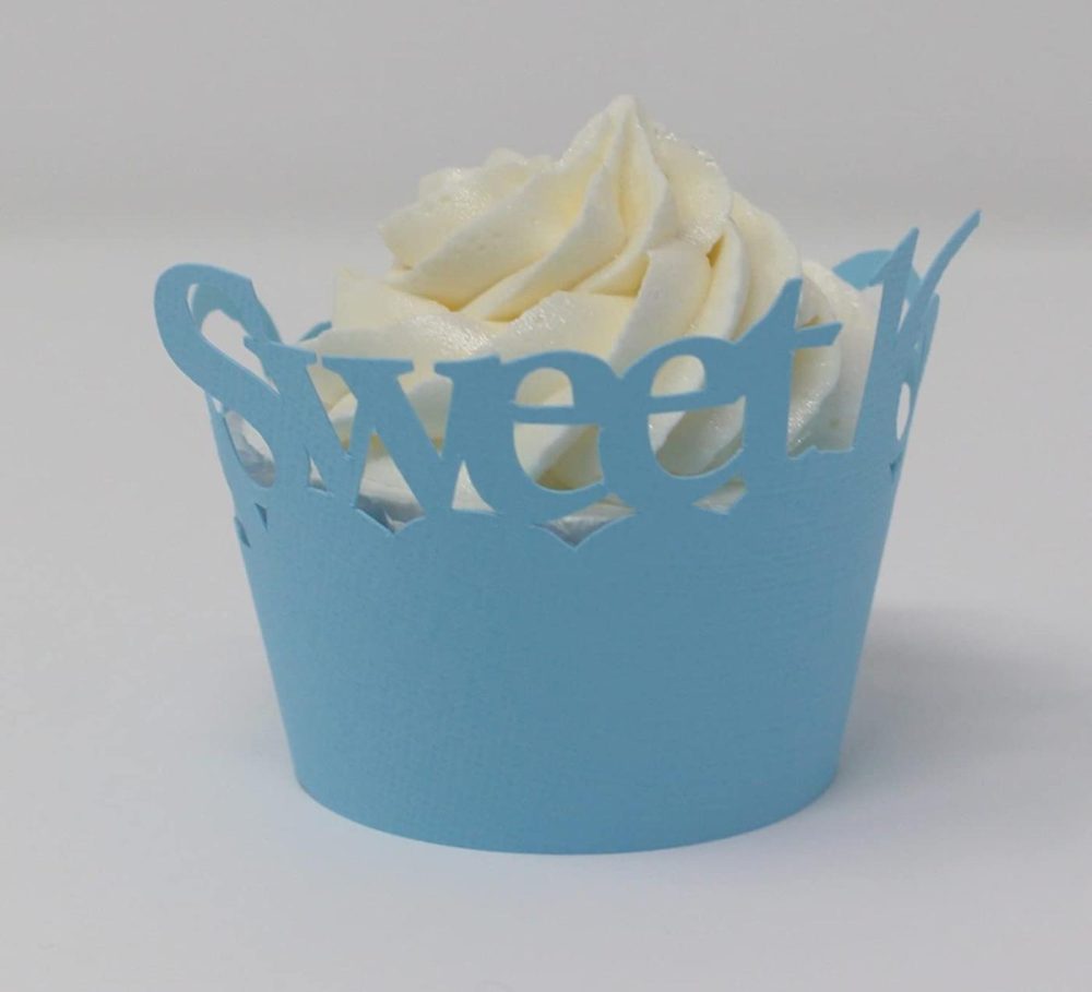 Kitchen & Dining |  All About Details Sweet 16 Cupcake Wrappers, Set Of 12 (Light Blue) Bakeware All About Details