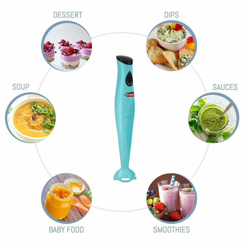 Kitchen & Dining |  Americana By Elite Ehb-2425Bl Hand Blender With Detachable Wand Appliances Appliances